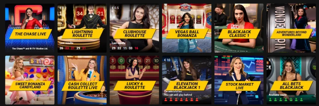Bwin live casino