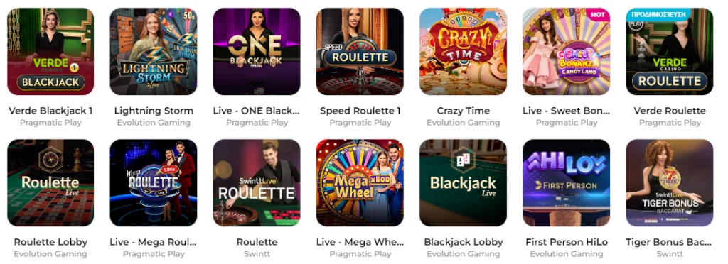 Verde live casino