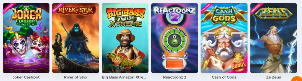 Betriot casino slots