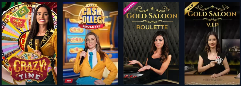 Casinado live casino