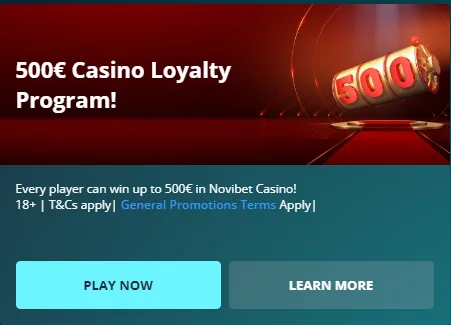 Novibet bonus