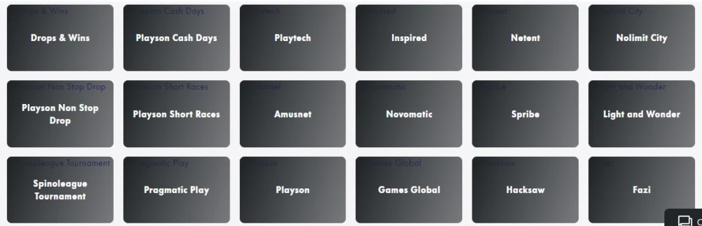Pamestoixima providers