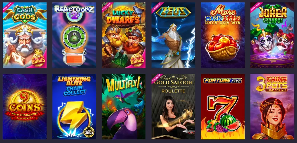 Powbet slots
