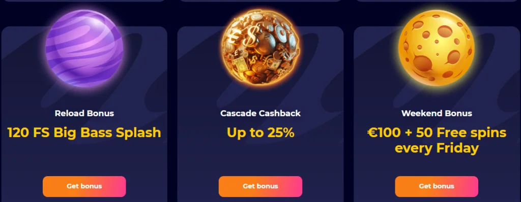 Cosmicslot bonus