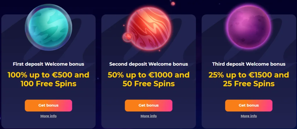 cosmicslot welcome bonus