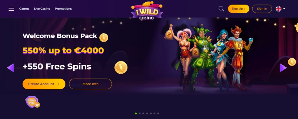 Iwild homepage