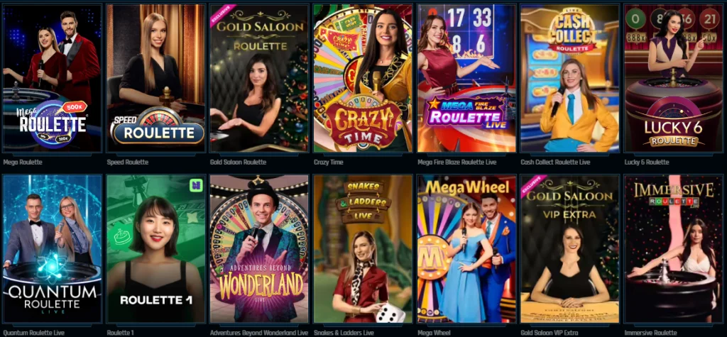 Ninlay live casino