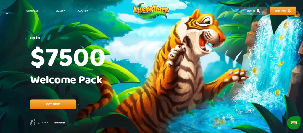 lucky tiger homepage