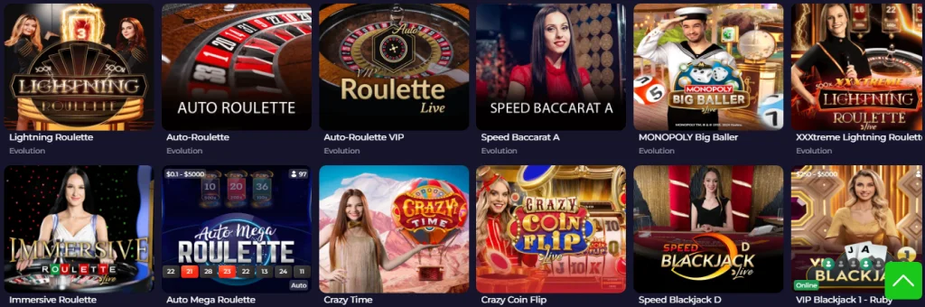 spinloco live casino