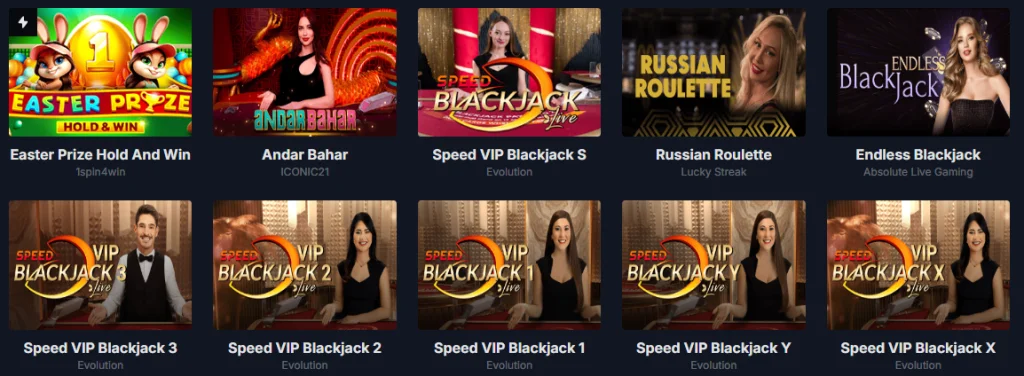 Xon live casino