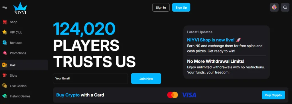 Niyvi homepage