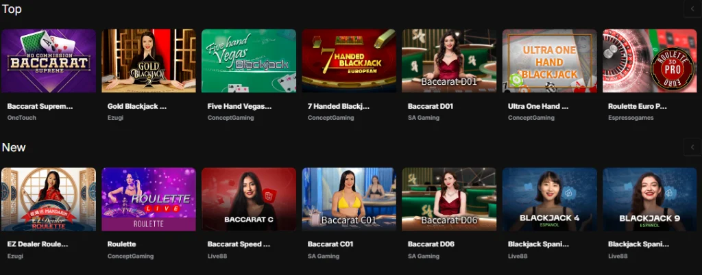 Niyvi live casino