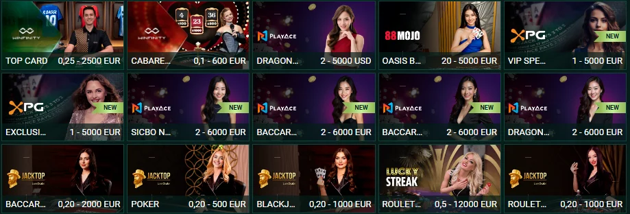 spinbetter live casino